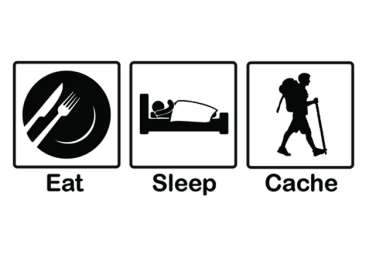 T-Shirt - Eat, Sleep, Cache