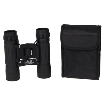 Binocular, foldable, 10x25 - black