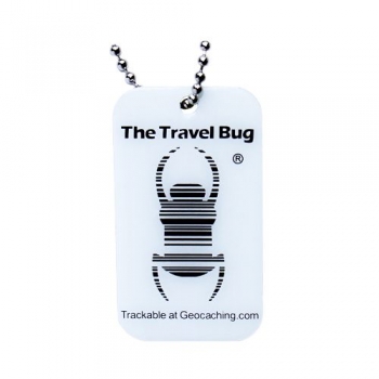 Geocaching QR Travel Bug® - Glow in the Dark