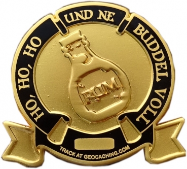 Crew of Golden Hint Geocoin - 6er Set