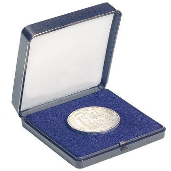 Coinetui blau, für 1 Coin bis 45 mm Ø