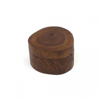 Mini Wooden Log Box With Sliding Lid