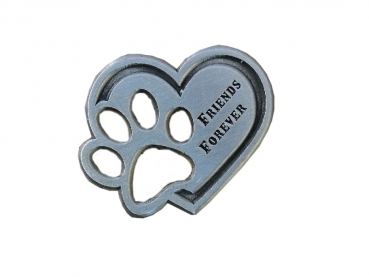 Friends Forever Pin - Antik Silber