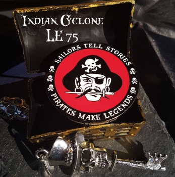 Pirates make Legends Geocoin - Indian Cyclone LE 75
