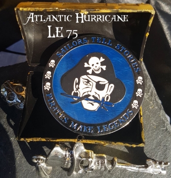 Pirates make Legends Geocoin - Atlantic Hurricane LE 75