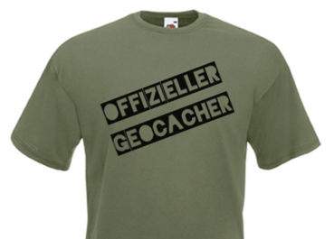 Geocaching T-Shirt OFFIZIELLER GEOCACHER