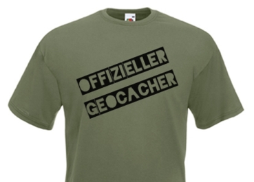 Geocaching T-Shirt OFFICIAL GEOCACHER