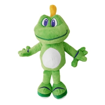 Signal the Frog® Plush - 30 cm inkl. Signal and Friends Travel Tag