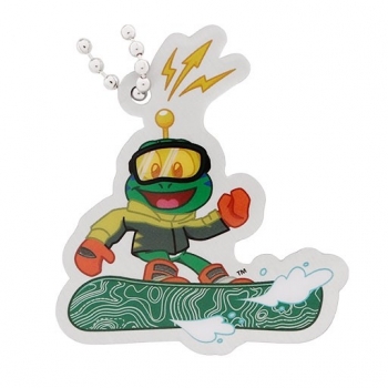 Snowboarding- Signal the Frog® Winter Sports Travel Tag