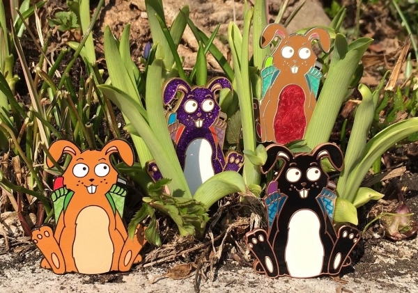 Clumsy Bunny Geocoin - Bibi XLE