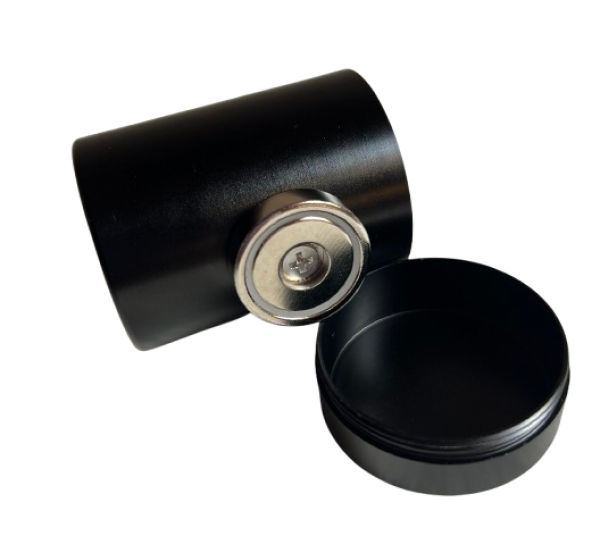 Premium Geocaching Container (aluminum can with strong magnet)
