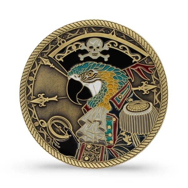 2026 Pirate Geocoin - Parrot