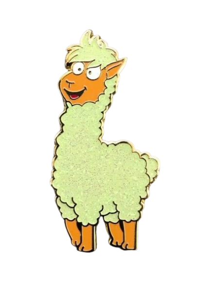 Alpaka Geocoin - glitter