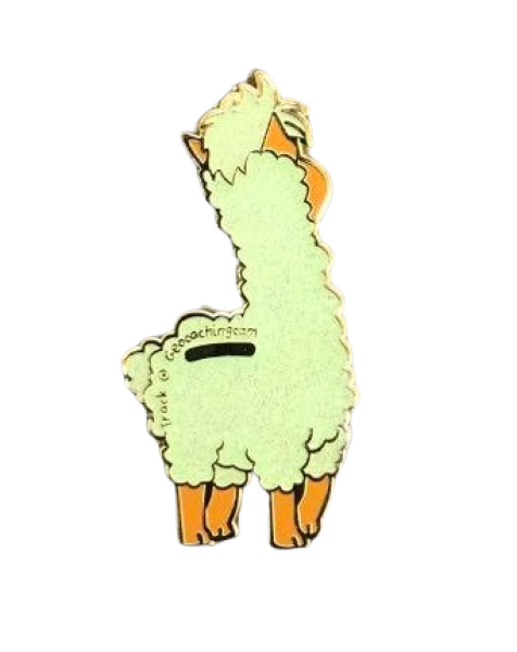 Alpaka Geocoin - glitter