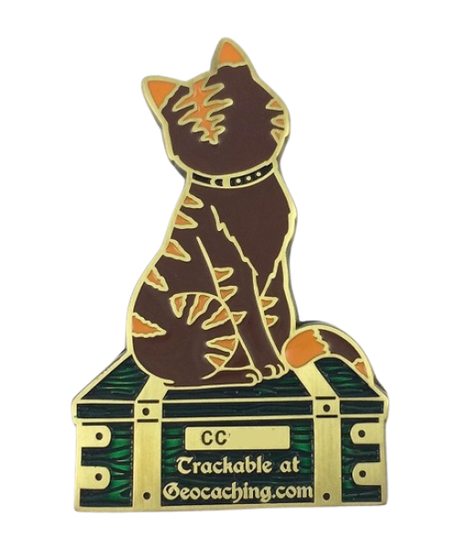 Caching Kitten Geocoin - Cooki