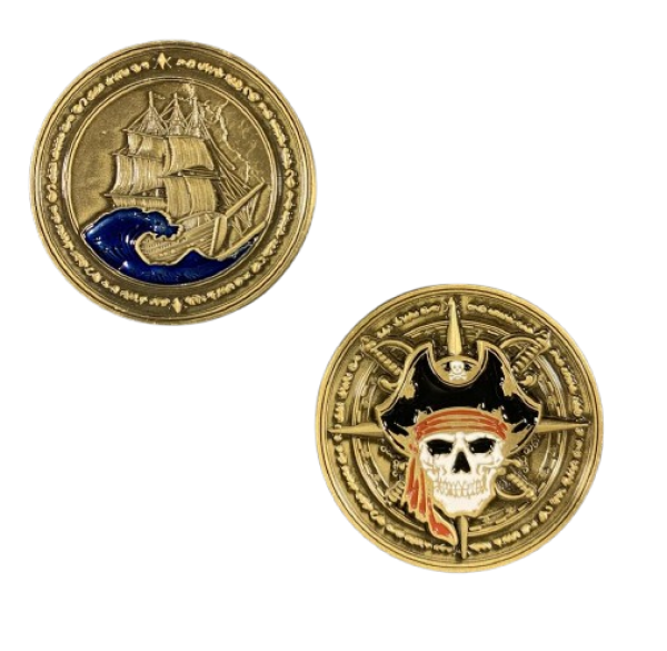 The Dead Sea Geocoin - Antique Gold