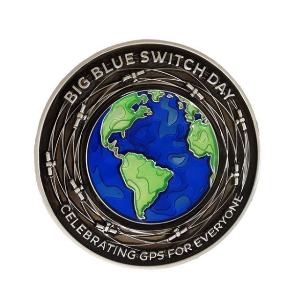 2023 Big Blue Switch Day Geocoin