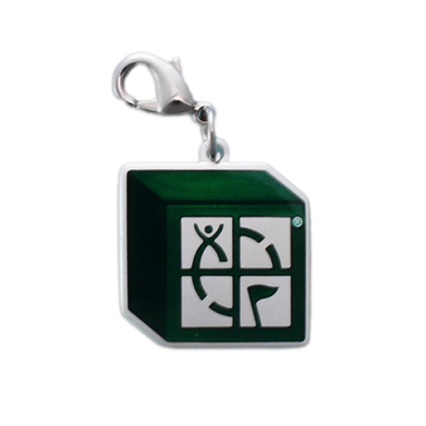 2025 Block Parties Nano Geocoin/Zipper pull/Charm with Clasp