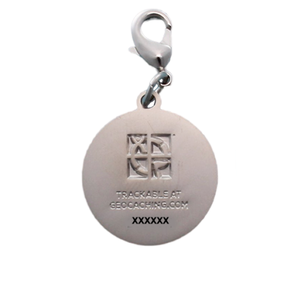25 Years of Geocaching Nano Geocoin/Charm