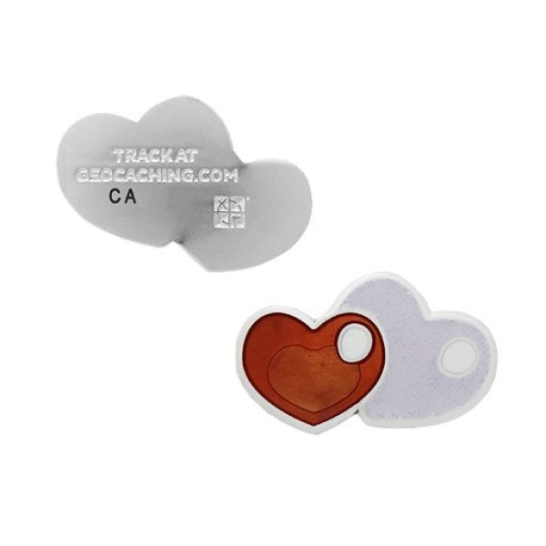 Micro Candy Geocoin - Hearts