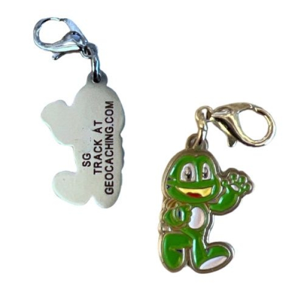 Signal the Frog® NANO Geocoin/Charm with Clasp