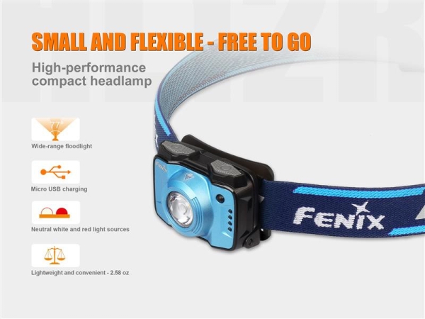 Fenix HL12R LED Headlamp blue
