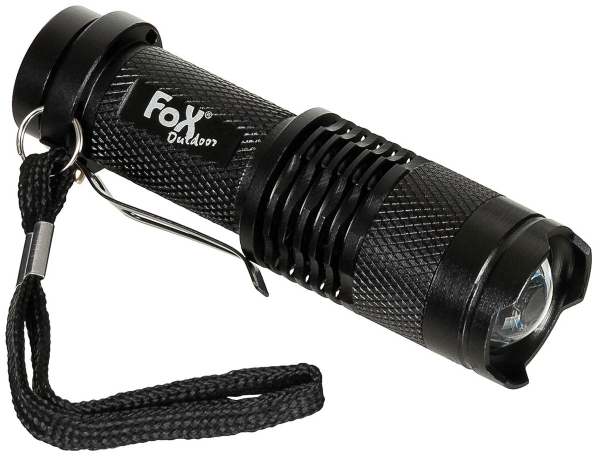 FoxOutdoor Mini LED Flashlight – 300 lumens