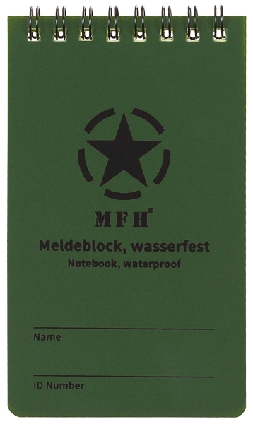 Wetterfestes Geocaching Logbuch – 7,5 x 13 cm