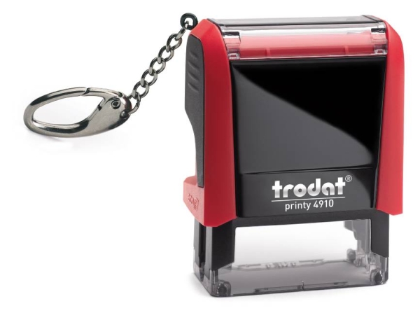 Trodat Printy 4910 Stamp with key ring 26 x 9mm