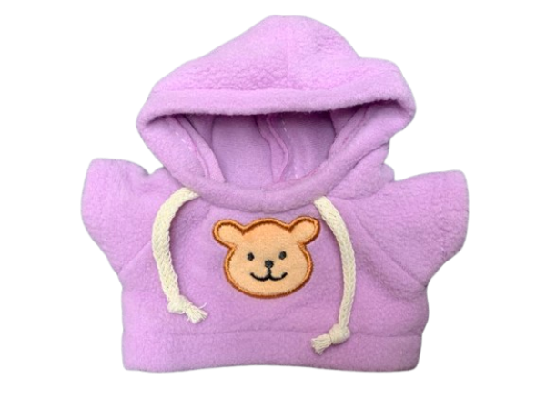 Fleece Hoddie - flieder