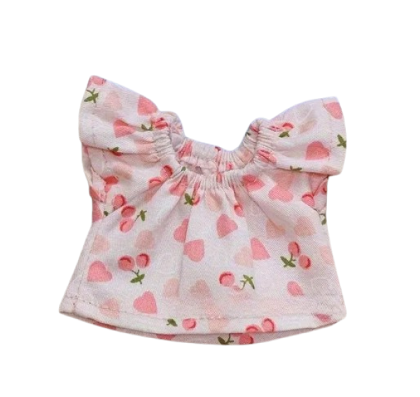 Kleid für XS Micro Signal - rosa Herzen