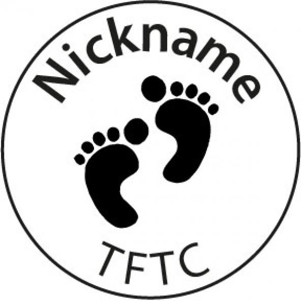 Colop Geocaching stamp, round - 17mm, with key ring