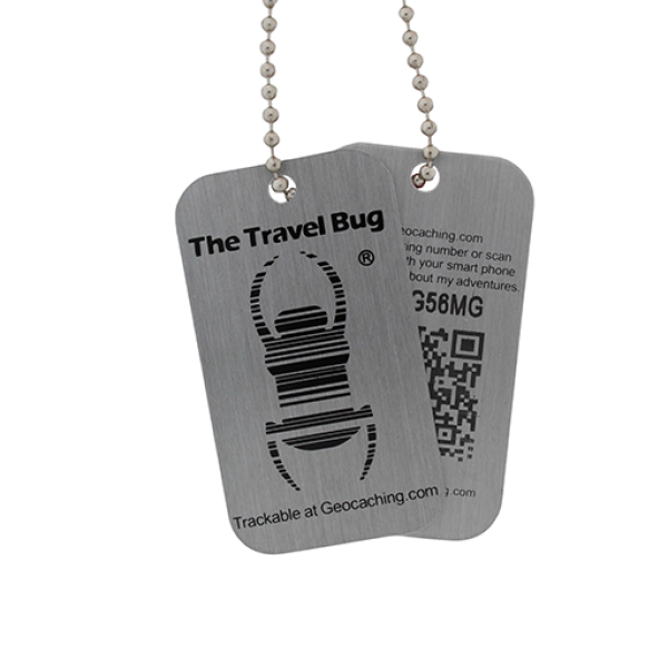 Limited Edition ROT Geocaching QR Travel Bug® - Glow in the Dark