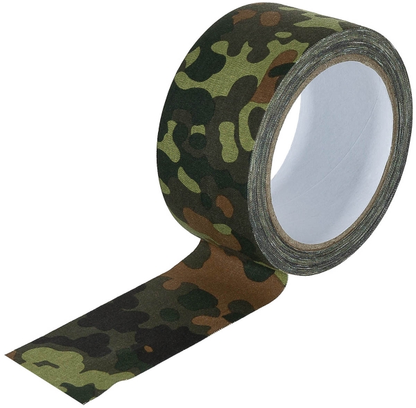 Fabric Tape, 5 cm x 10 m, BW camo
