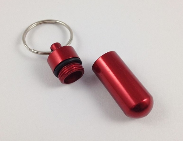 Small Aluminum Capsule - Red