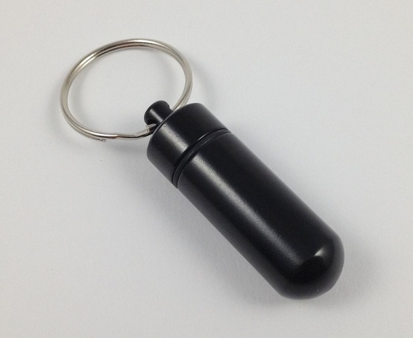 Small Aluminum Capsule - Black