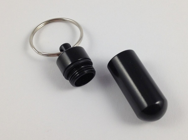 Small Aluminum Capsule - Black