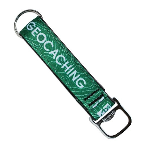 Geocaching Upcycled Bottle Opener / Key Chain from Cycle Dog®