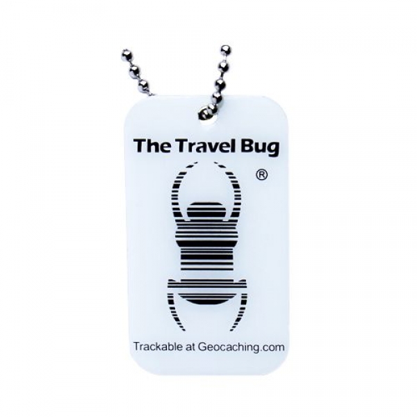 Geocaching QR Travel Bug Black 
