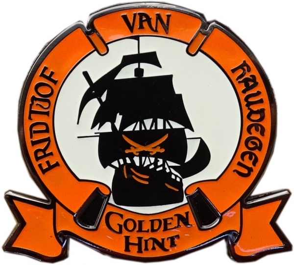 Crew of Golden Hint Geocoin - Drunken Sailor