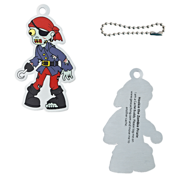 Hookie the Pirate Travel Tag