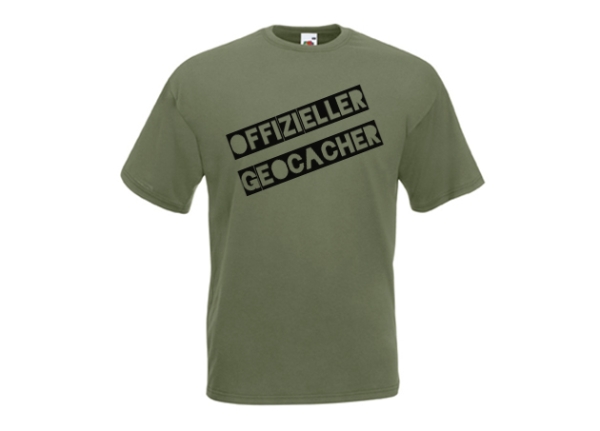 Geocaching T-Shirt OFFICIAL GEOCACHER