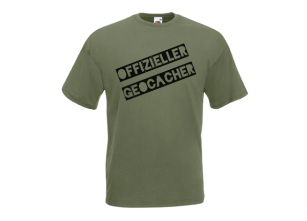 Geocaching T-Shirt OFFIZIELLER GEOCACHER