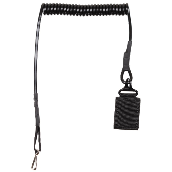 Lanyard with carabiner - black