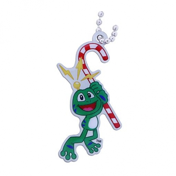 Signal the Frog® Candy Cane Travel Tag
