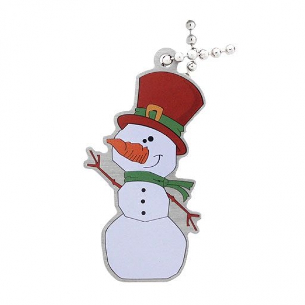 Festive Collection - Slushy the Snowman Travel Tag